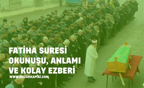 Fatiha Suresi - Fatiha Okunuşu Ve Fatiha Ezberle - Huzur Kapısı Dua Sitesi