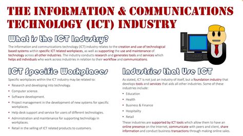 The Information Communications Technology Ict Industry Youtube