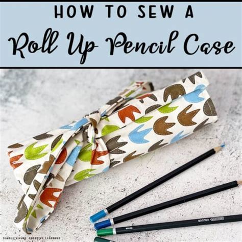 28 Pencil Roll Sewing Pattern JennieAfsha