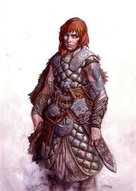 Dnd Class Inspiration Dump Barbarians And Wild Men Character Portraits Warrior Woman Barbarian