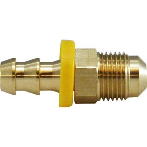 Cws Brass 1 4 X 1 4 Male Flare Hose Barb Adapter Pipe Fitting Car Wash Superstore