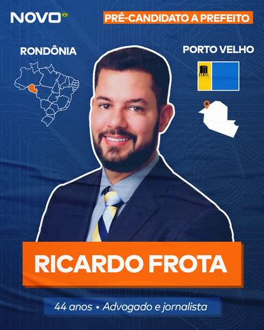 Ricardo Frota é o pré candidato a Prefeito de Porto Velho