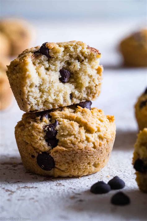 Chocolate Chip Keto Low Carb Muffins With Almond Flour Food Faith Fitness