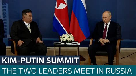 Kim Jong Un Meets With Vladimir Putin In Russia S Far East Latest