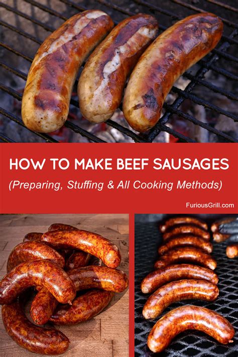 Beef Sausage Recipe Homemade Sausages