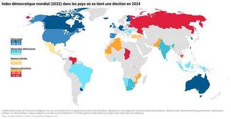 En 2024 plus de la moitié de la population mondiale sera appelée aux