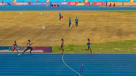 Sea Games M Athletics Men Final Cambodia Editorial Image Image Of