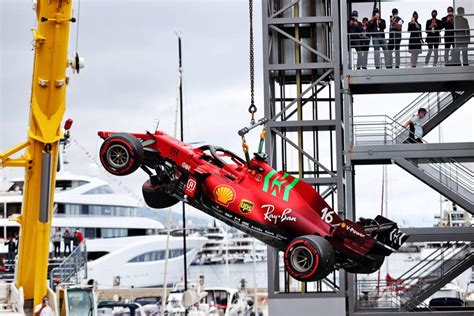 Leclerc Keeps Monaco F Pole After Dodging Gearbox Damage The Race