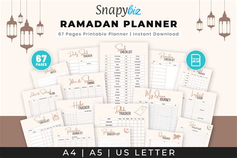 Paper 93 Pages Weekly Plan Ramadan Daily Size A4 A5 B5 Monthly Plan