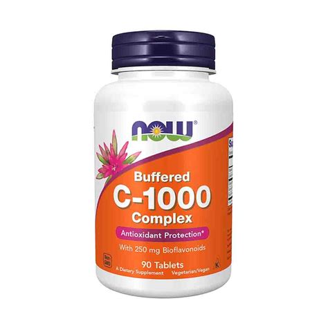 C 1000 Vitamina C Buffered Tamponata Cu Bioflavonoide 250mg Now