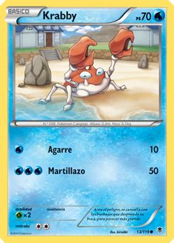 Krabby Xy Fuerzas Fantasmales Base De Datos De Cartas De Jcc