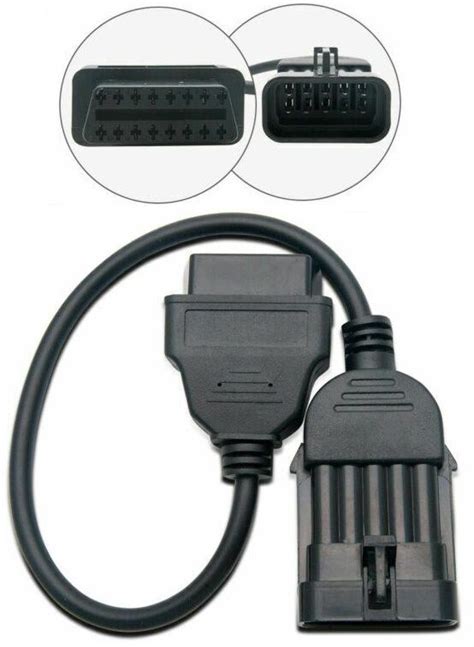 Cabo Adaptador GM OBD2 10 Pinos Para 16 Pin Opel GM SCANNER