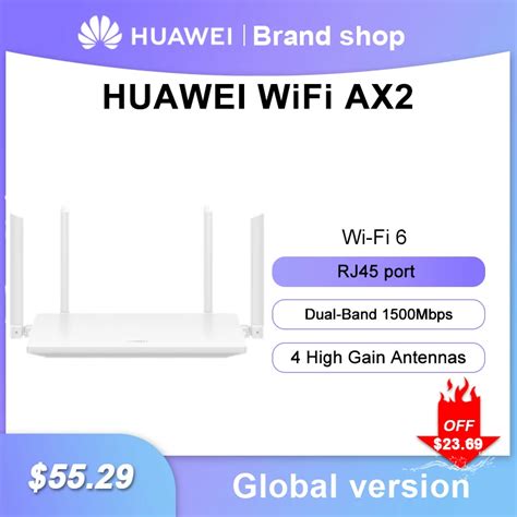 Huawei Enrutador Inteligente AX2 WiFi 6 Original Enrutador Gigabit De