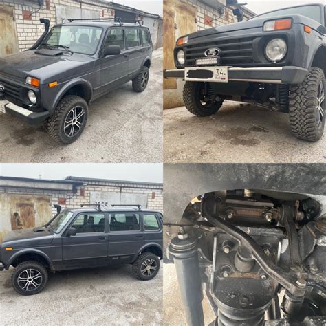 Самый большой лифт комплект передней подвески Нива 60мм на Lada 21218 ...