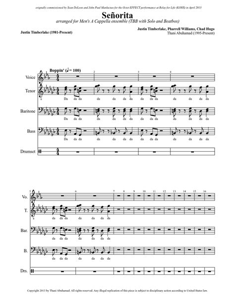 Señorita Sheet Music Download Free In Pdf Or Midi