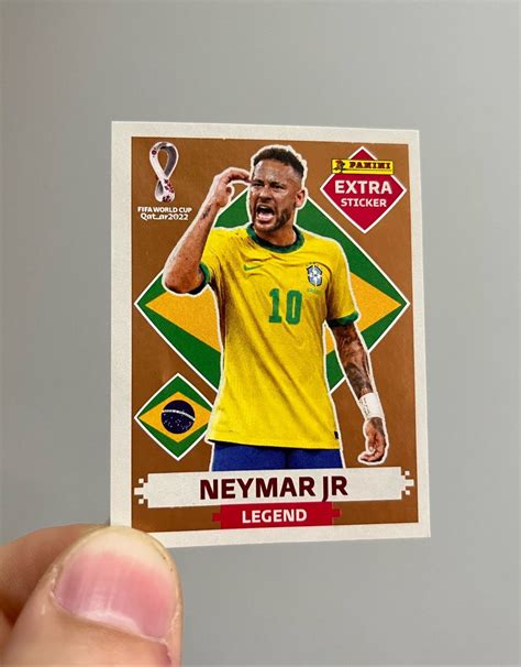 Figurinha Extra Sticker Neymar Jr Produto Masculino Panini Nunca