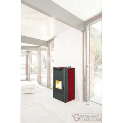 Stufa Pellet King Idro Kw Bordeaux