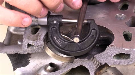 Cylinder Head Valve Stem To Guide Clearance Youtube