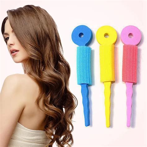 3 PCS Hair Care Foam Rollers Magic Sponge Soft Hair Curler Hair Styling