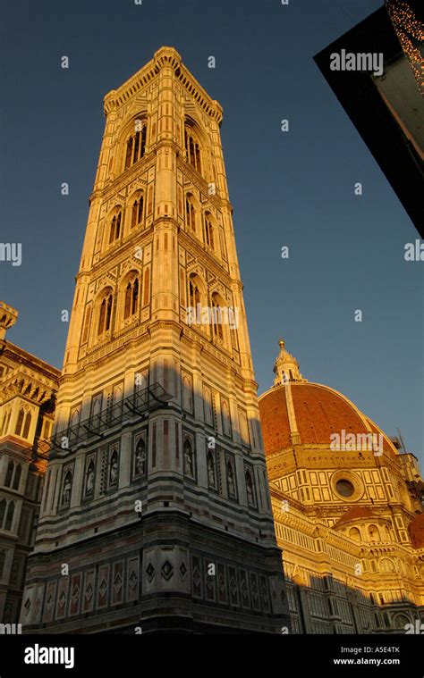 Florence Duomo Giotto S Bell Tower Florence Cathedral Italy In The