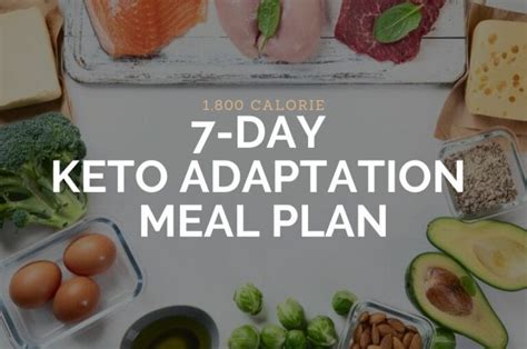 1 800 Calorie Keto Adaptation Meal Plan