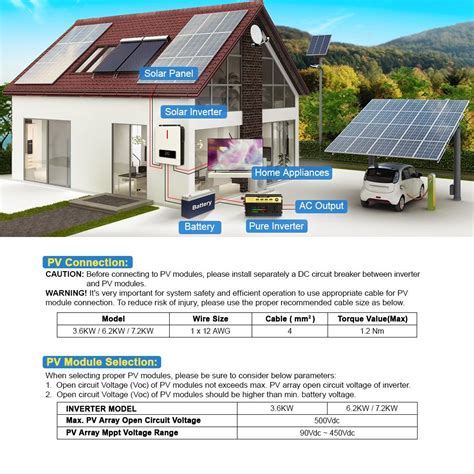 Daxtromn W Hybrid Solar Inverter With Loads Output