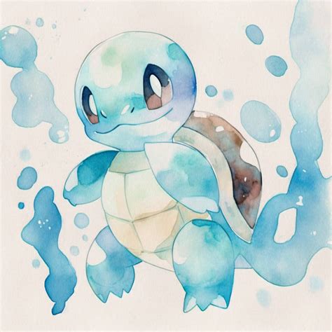 4. Squirtle Watercolor by dmitryalexander on DeviantArt