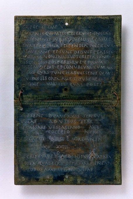 The Best Preserved Roman Military Diploma To Survive From The Ancient