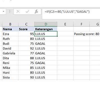 Cara Menggunakan If Di Excel Caraseru