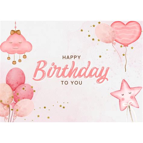 Jual Kartu Ucapan Selamat Ulang Tahun Happy Birthday Card Hampers T Greeting Estetik Lucu