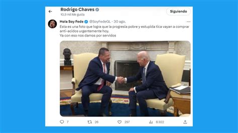 Los Likes Del Presidente Rodrigo Chaves A Insultos Y Ofensas Manejo