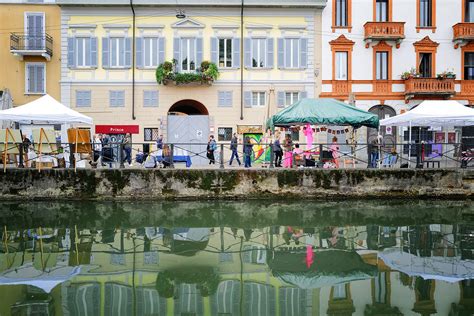 Alcune Bellissime Immagini Da Arte Sul Naviglio Grande