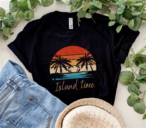 Island Time T Shirt Tropical Island T Shirt Vacation T Shirt Caribbean