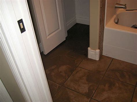 How To Repair Bathroom Floor Water Damage Flooring Site