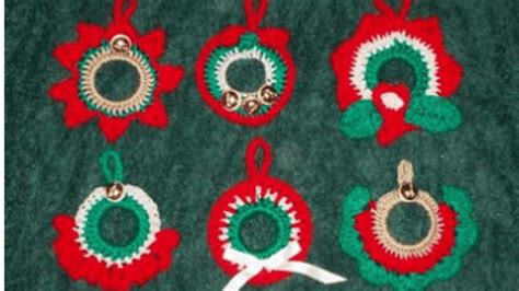 Easy Crochet Christmas Wreath Ornament Patterns Fun Crochet Patterns