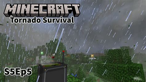 Minecraft Tornado Survival Localized Weather Mod S5Ep5 Hurricane