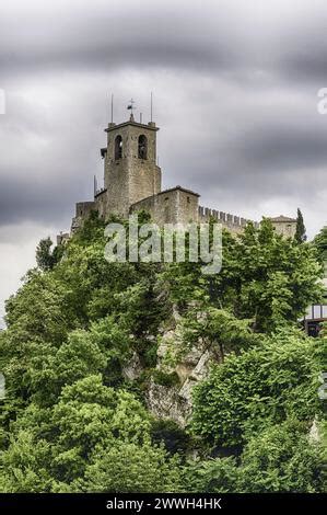 Fortress Of Guaita Aka First Tower On Monte Titano One Of The Iconic