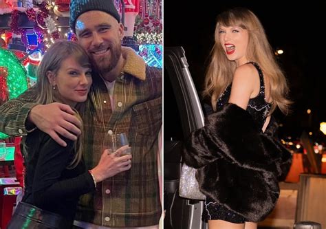 Taylor Swift Kisses Travis Kelces Cheek In New Instagram Pic The Best Kiss News