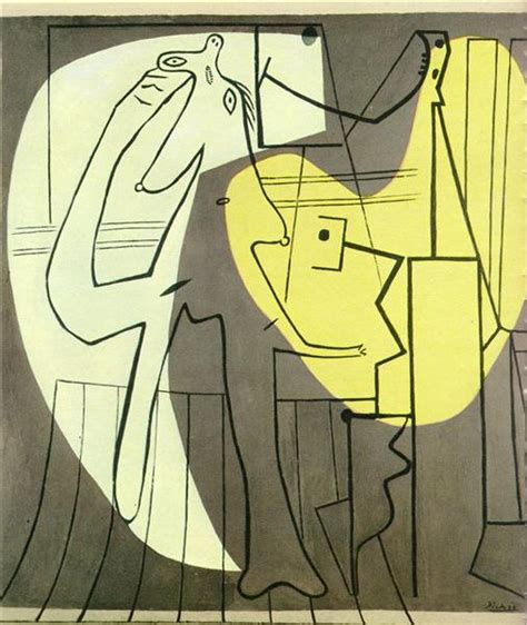 Painter And His Model 1927 Pablo Picasso