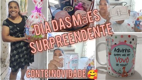 Tive uma linda surpresa no dia das mães mostrei presentes que ganhei