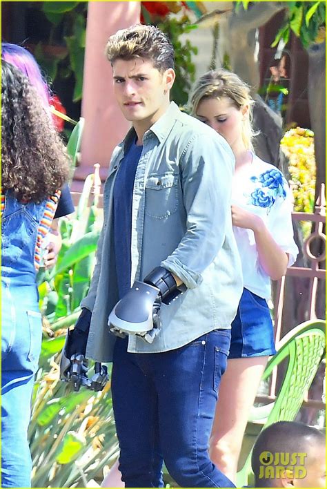 Gregg Sulkin Uses His Superpower Gloves On Runaways Set Photo