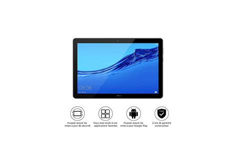 HUAWEI MediaPad T5 10 Wi Fi Tablette Tactile 10 1 Noir 64Go 4Go De