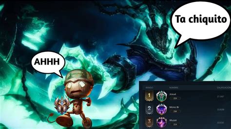 Wild Rift Suporteando Al Amumu Top 1 En Gran Maestro Thresh Gameplay