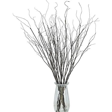 Amazon Misswarm Pcs Artificial Twigs Curly Willow Branches