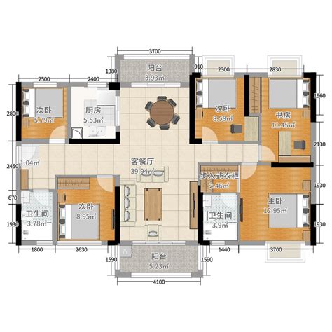 5室2厅户型图大全五室豪华户型图五室两厅两卫户型图第13页大山谷图库