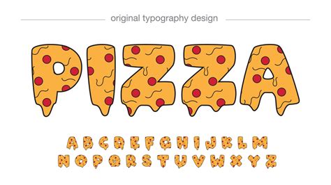 Efecto De Texto De Dibujos Animados De Pizza 14926958 Vector En Vecteezy