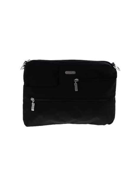 Baggallini Nylon Solid Black Crossbody Bag One Size Off