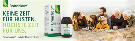 Bronchicum Elixir Hustensaft Bei Akuter Bronchitis Und Husten Ml