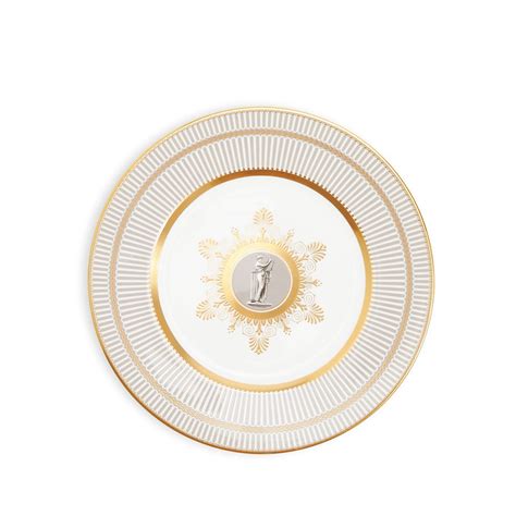 Anthemion Grey Plate 23cm Wedgwood