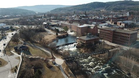 Sugar River And Historic Mill Buildings Claremont New Hampshire